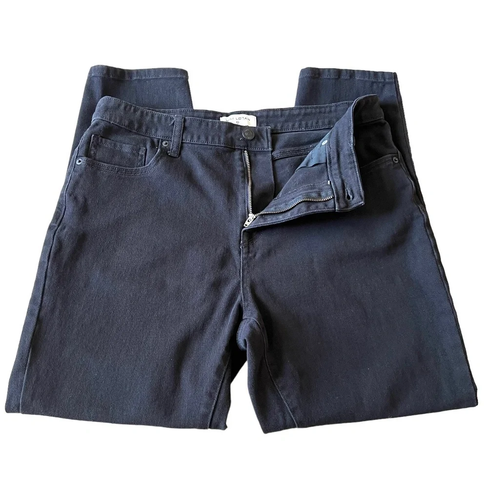 Nili Lotan x Target Black Denim Straight Leg Ankle Jeans Women’s 12 - Picture 9 of 12